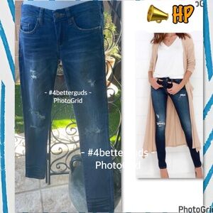 Blank NYC Skinny Classique Distressed Denim Jeans 25